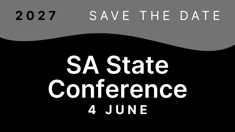 2027 SA State Conference - Save the Date